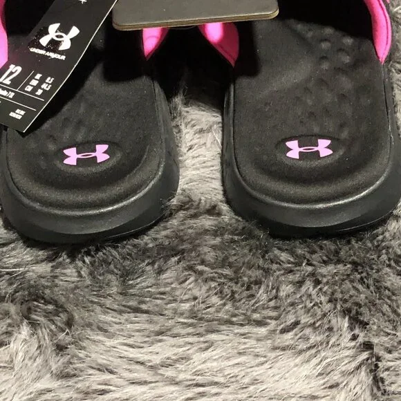Under Armour 3026027 Womens UA Ignite Pro Slides Flip Flop Foam, Size 12 - Picture 4 of 5